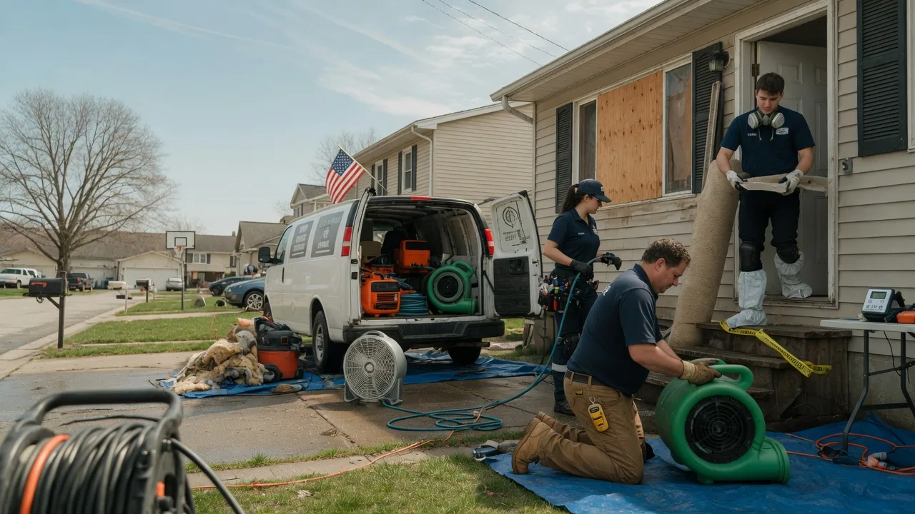 Water Damage Restoration in Fort Recovery, OH near me